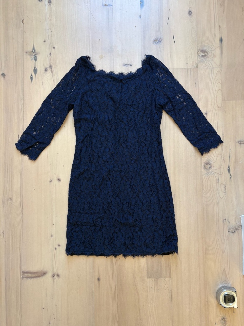 Diane Von Furstenberg Zarita Lace Sheath Dress - 12 (See Note/Measurements)